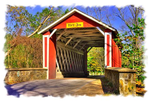 Delaware Covered Bridges Ashland Covered Bridge Over Red Clay Creek