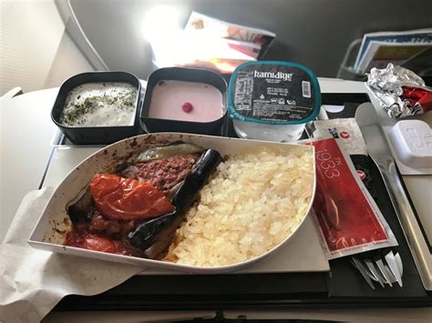 Turkish Airlines Inflight Meal Istanbul Munich Havayolu