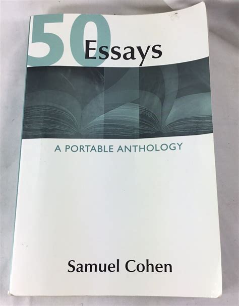 50 Essays A Portable Anthology By Cohen 2004 Paperback S1218b 9780312412050 Ebay