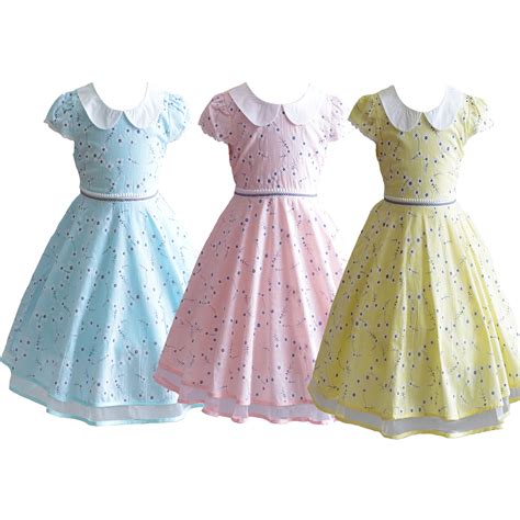 Girls Floral Blossom Summer Cotton Party Dress Xl3101 Uk