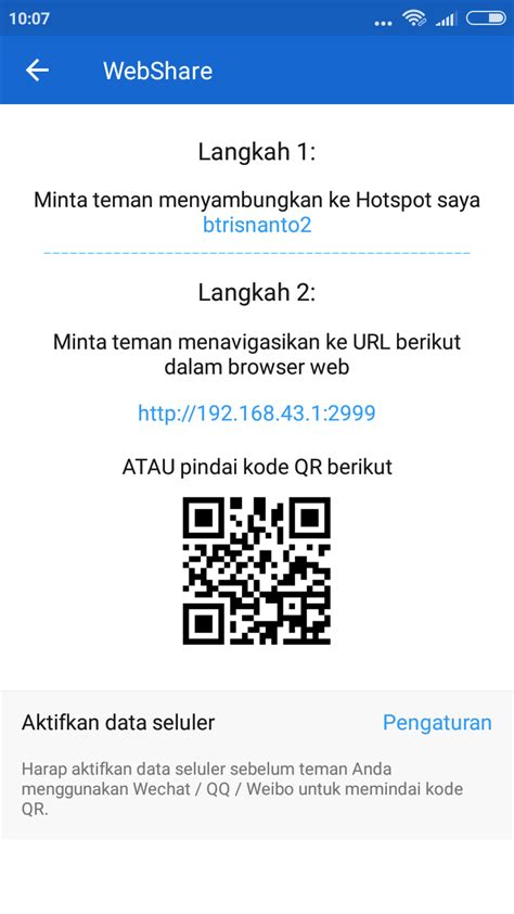 With the above steps, you can now access the router admin page. Cara Transfer File / Berkas dari HP Android ke PC lewat Wifi Hotspot