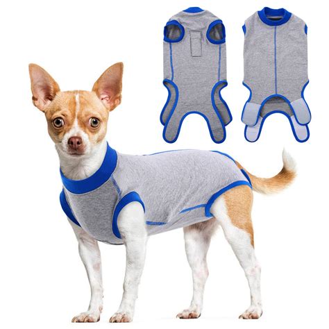 Buy After Surgery Dogs Cats Recovery Suit,Male Female Dog Cone E-Collar