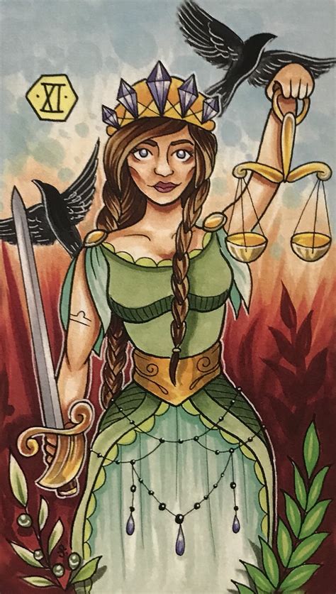Card Of The Day Justice Wednesday November 14 2018 Tarot By Cecelia