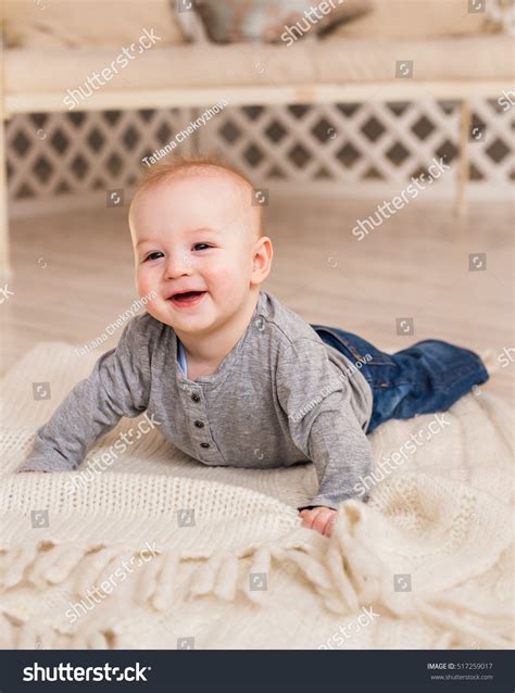 Adorable Laughing Baby Boy White Sunny Stock Photo 517259017 Shutterstock