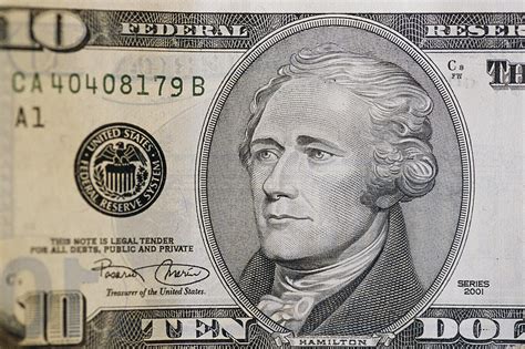A Close View Of A Ten Dollar Bill Photograph By Joel Sartore