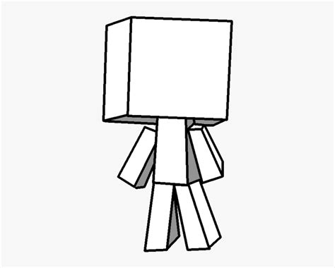 Minecraft Skin Drawing Template Hd Png Download Transparent Png