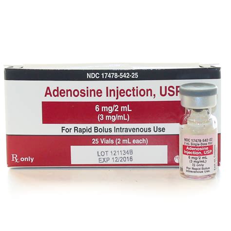 Adenosine 3mgml Rx Products