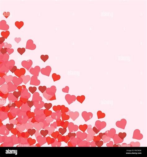 Herzen Muster Hintergrund mit Rahmen für Text Valentinstag und Muttertag Grußkarte mit Rand