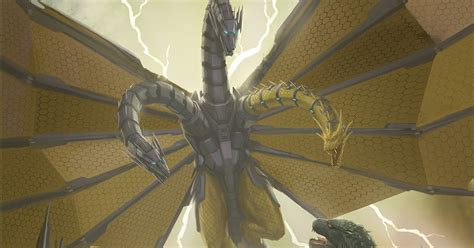 Larry T Quachs Art Blog Godzilla Vs Mecha Ghidorah