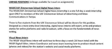 Wusf News Internship Usf Zimmerman School Of Advertising And Mass