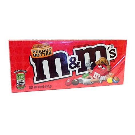 Mandms Peanut Butter Chocolate Candies 3 Oz Theater Box In 2022
