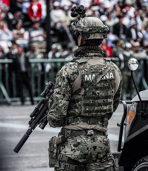Mexican Special Operator From The Elite Fuerzas Especiales Fes