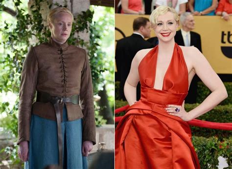 Gwendoline Christie As Brienne Of Tarth Photos Game Of Thrones Stars In And Out Of