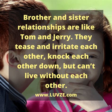 Brother Sister Quotes Brother Sister Quotes Funny Brother And Sister