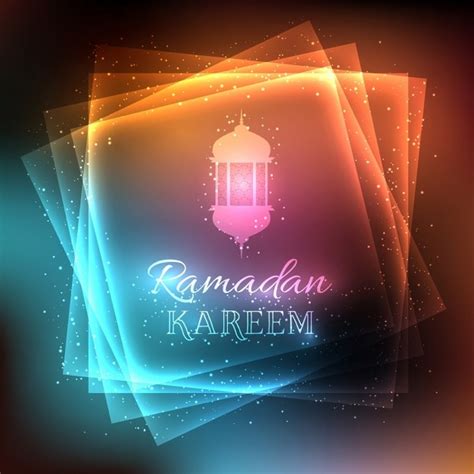Download Vector Coloured Lights Ramadan Background Vectorpicker