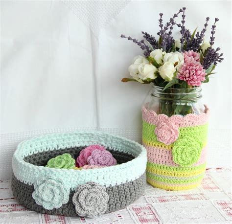 Des Corbeilles en Crochet Décoration Diy Tuto Crochet et Papier avec images Tuto crochet
