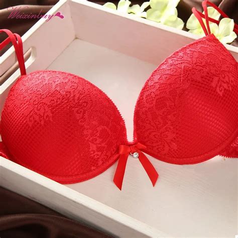 Buy 2018 Vintage Women Lace Bra Set Red Lingerie Set Sexy Luxurious Embroidery