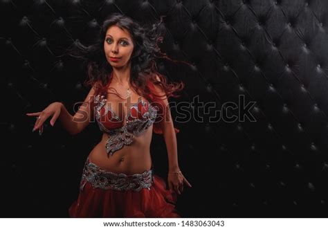 Attractive Bellydancer Performing Zills On Her Stock Photo Shutterstock