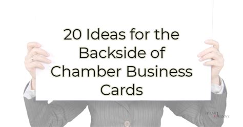 Custom appointment cards are available in designs to please virtually any personal style preference. 20 Ideas for the Backside of Chamber Business Cards ...