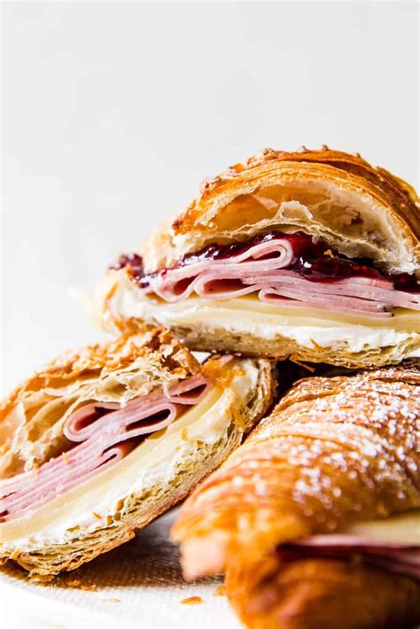 Monte Cristo Croissant Sandwich The Recipe Critic