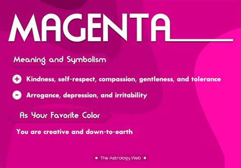 Magenta Color Meaning And Symbolism The Astrology Web