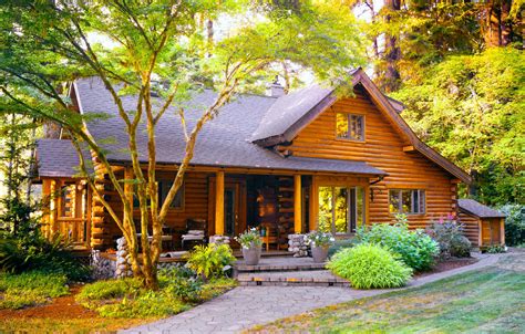 Wallpaper Forest Summer Nature Wooden House House In The Woods