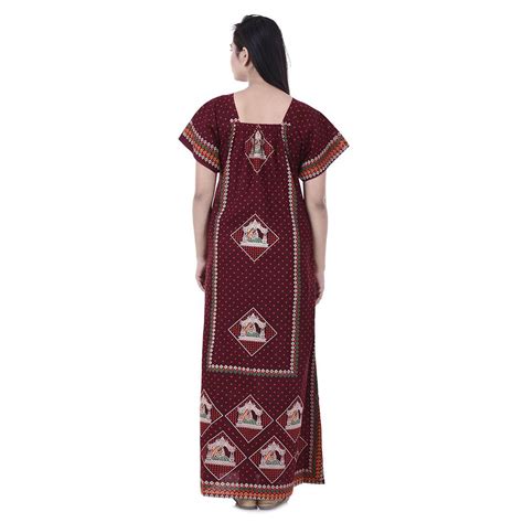Indian Wholesale Cotton Prented Nightwear Gown Bikini Cover And Sleepwear Buy Indian