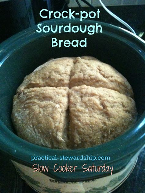 I talked all about sourdough starters: Crock-Pot Sourdough Bread Small - Practical Stewardship