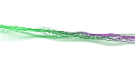 Green And Purple Color Line Wavy Techy Line Wavy Animation 01 Stock