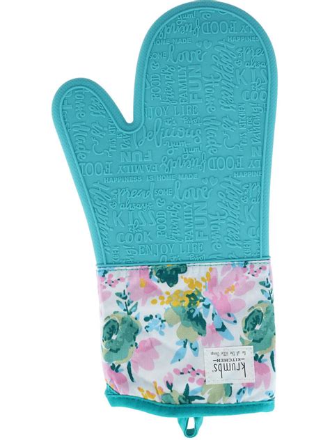 Krumbs Kitchen Patterned Silicone Oven Mitt