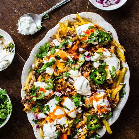 Instant Pot Carnitas Loaded French Fries With Poached Eggs Recipe Sur