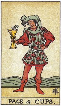Usually the page of cups signifies a message of family matters or a matter of the heart. What does the Page of Cups tarot card mean? Tarot Cards Explained