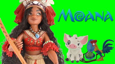 Disney S Doll Moana Review Dress Up Singing Youtube