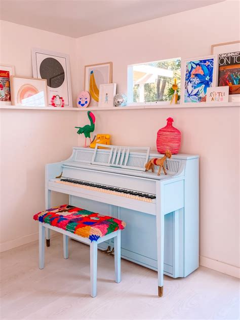 How To Paint A Piano Studio Diy