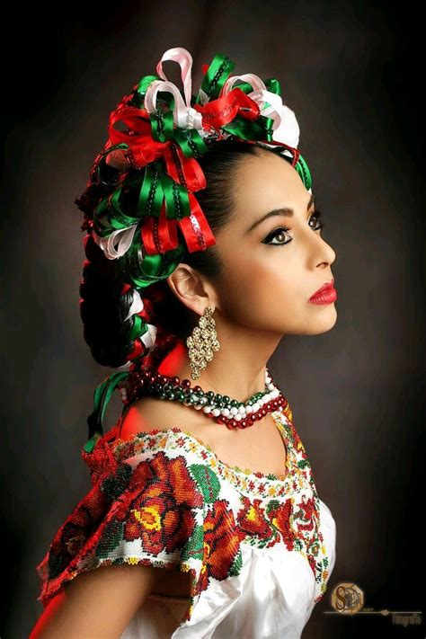 Photo Mexican Women Mexican Fashion Mexican Dresses
