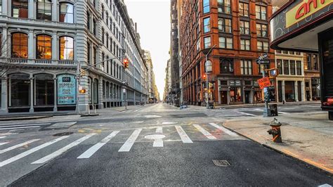 Coronavirus Nyc Empty Streets 4k Midtown Manhattan Times Square