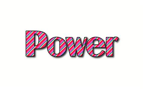 Power Logo Outil De Conception De Nom Gratuit à Partir De Texte