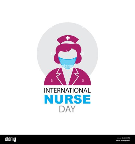 International Nurses Day May 12 Vector Illustration Of Happy Nurse Day Vector Image Stock