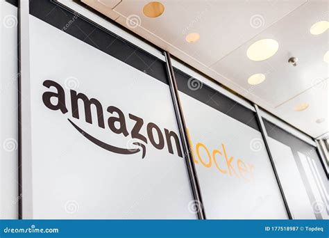 Amazon Locker Logo In Shopping Mall Editorial Photography Image Of