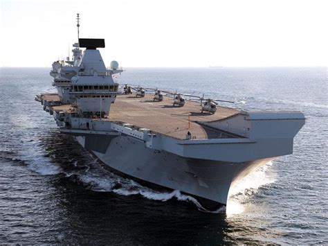 Royal Navys New Aircraft Carrier Visits Gibraltar On First Overseas
