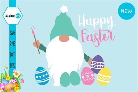 Happy Easter Gnome Graphic by All About Svg · Creative Fabrica