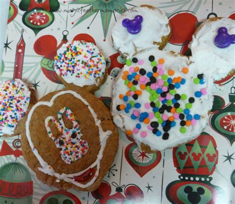 Disney Heritage Recipe ~ Gingerbread Mickey Cookies ~ Monorail Cafe