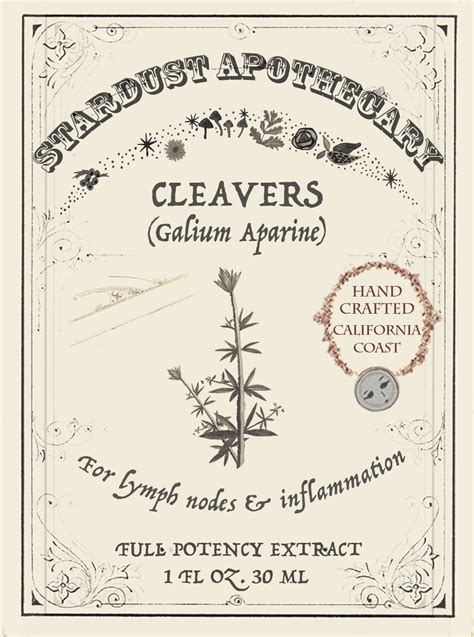cleavers stardust apothecary