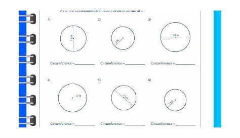 FREE Printable Area And Circumference Of A Circle Worksheets [PDFs]