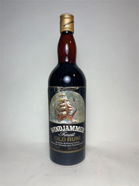 Mackinlay Mcpherson Windjammer Finest Old Demerara Rum 1970s 40 7