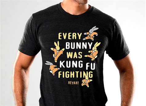 Every Bunny Was Kung Fu Fighting Limited Edition Tri Blend From