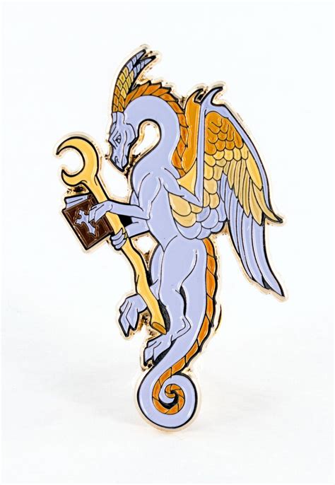 The Healer Dungeons And Dragons Themed Dragon Enamel Pin Etsy