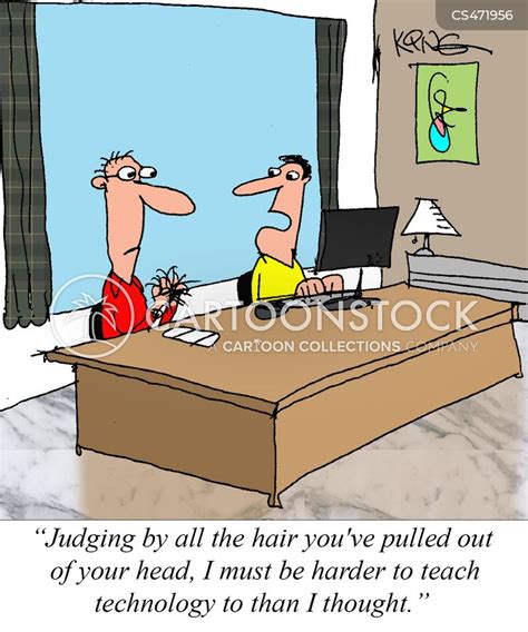 Hair Pulling Cartoons And Comics Funny Pictures From Cartoonstock