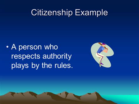 Character Education Citizenship - Presentation English ...