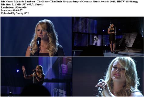 But these handprints on the front steps are mine. My Videos: Miranda Lambert - The House That Built Me ...